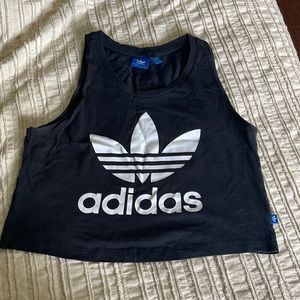 Adidas crop workout tank top